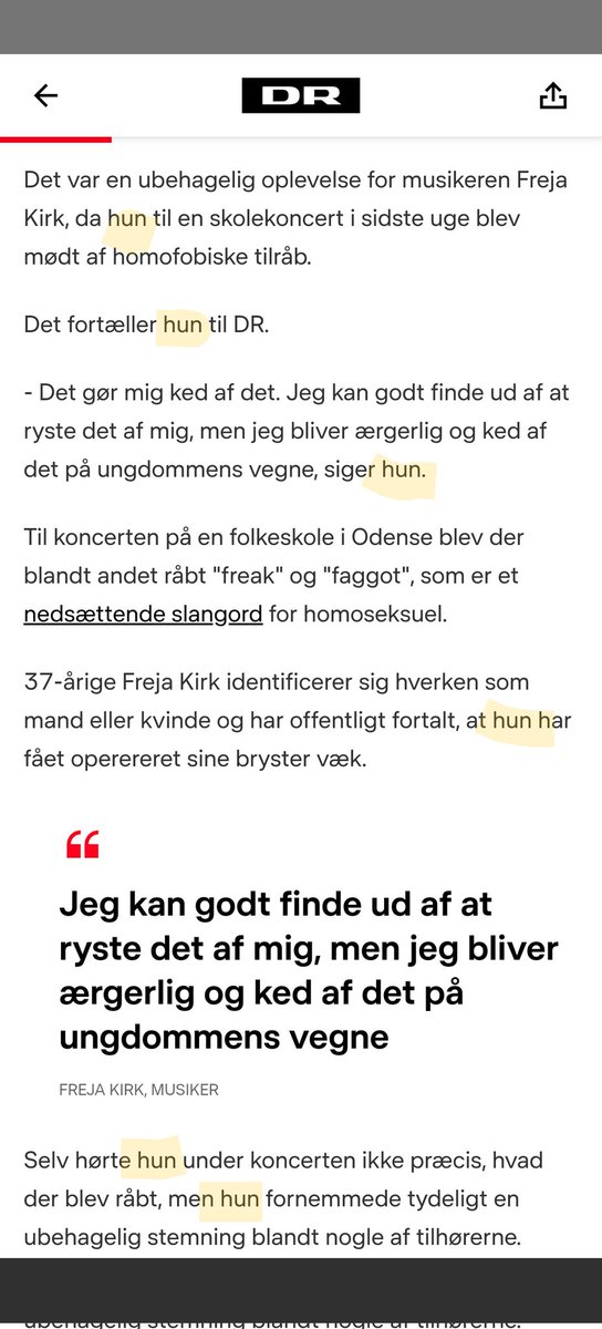 anders1984's tweet photo. Det er sgu en ommer @AndersOsterby 
Har @drnyheder en politik om brugen af kønsspecifikke pronominer, når man omtaler nonbinære personer? https://t.co/AWxSQxng0C