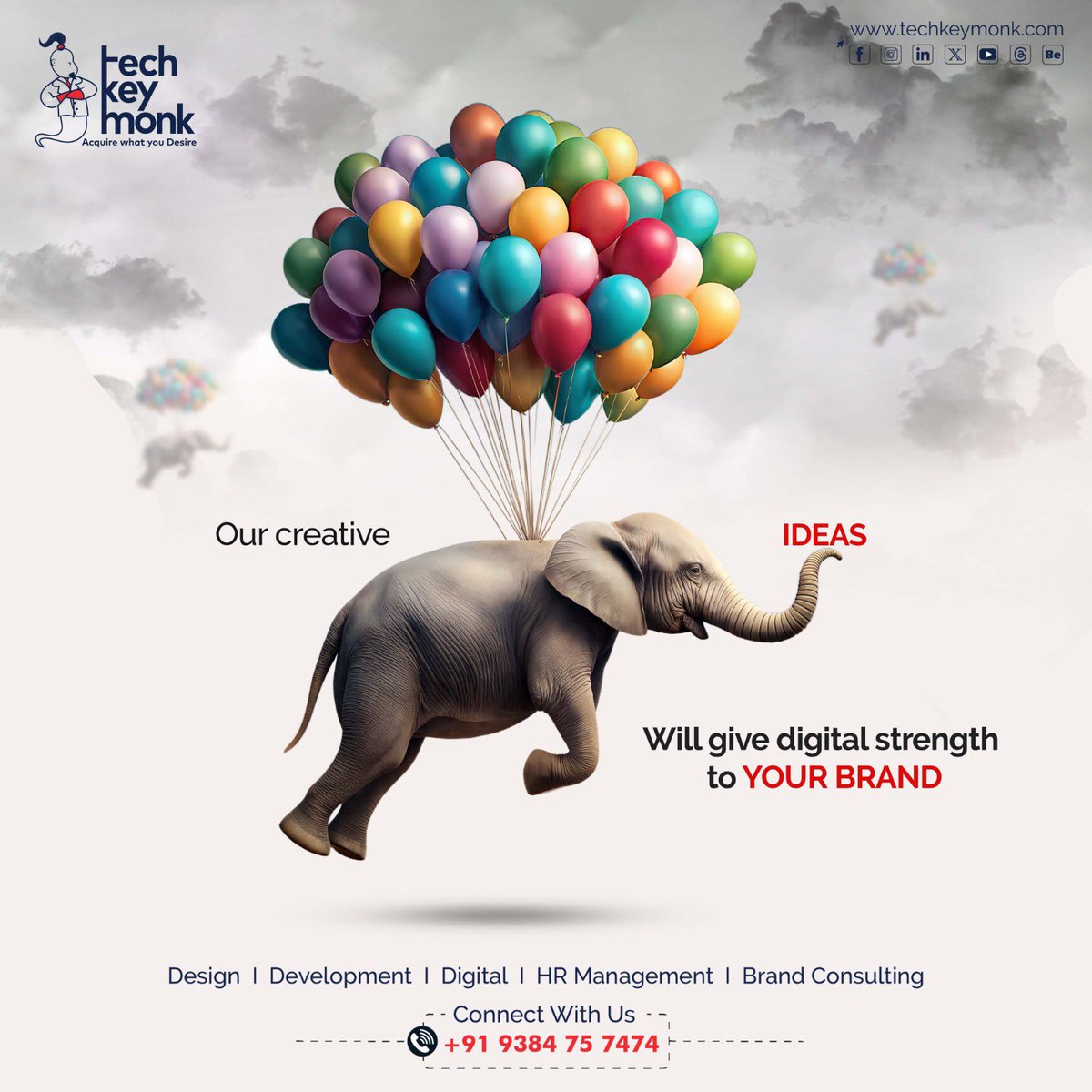 TechKeyMonk's tweet image. Unleash the power of creativity! 

Our innovative ideas will elevate your digital presence and give your brand the strength to stand out. 

#TechKeyMonk #BusinessUnleashed 
#DigitalStrength #CreativeSolutions #InnovateWithUs