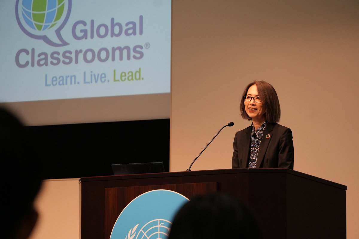 UNU_Japan's tweet photo. 先週末、#国連大学 にて全日本高校模擬国連本大会@jcgc_munが開催されました🎉
「若者と軍縮、不拡散と平和」をテーマに全国の高校生たちが熱い議論を交わし、開会式では国連大学の白波瀬佐和子上級副学長が出席し、高校生たちを激励しました。
📸: 2024 一般社団法人グローバル・クラスルーム日本協会 https://t.co/kkTK0s2vZ9