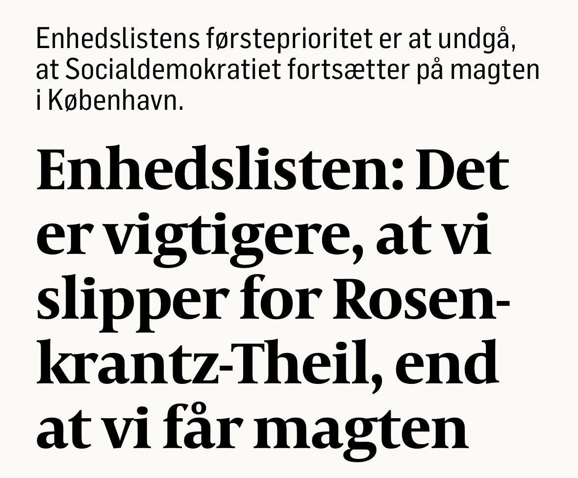 Førsteprioritet kunne jo også være bedre folkeskoler, mindsket ulighed eller flere boliger, der er til at betale 🤷‍♂️

#dkpol 

politiken.dk/danmark/art101…
