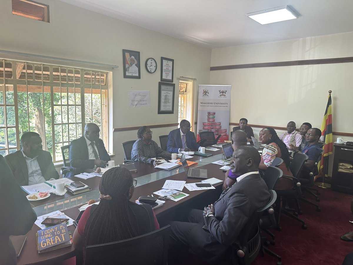 Zauwda's tweet photo. Happening now at @RIFMakerere ! We're reviewing the key findings from an innovation assessment conducted with Tinkr from Norway

The assessment identifies ways to enhance everyday innovation at the university. Stay tuned for insights &amp; next steps!🚀 https://t.co/GHvHQ6vLf6