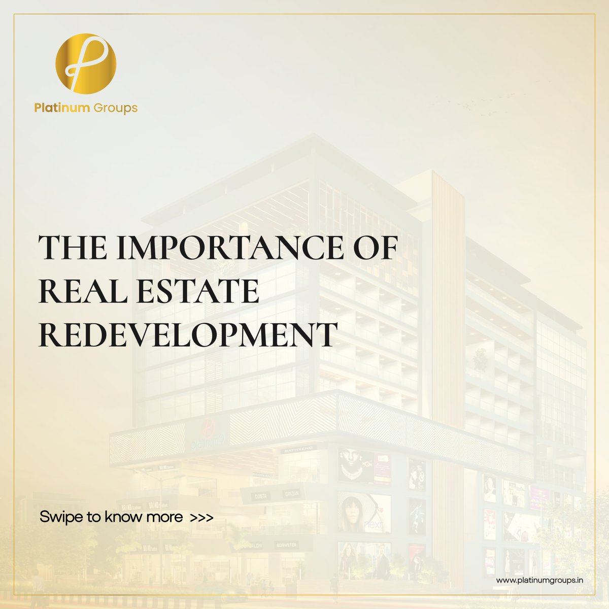 GroupsPlatinum's tweet image. Real estate redevelopment revitalizes aging neighborhoods, improves existing infrastructure, and ensures economic growth. Discover Platinum Group’s exclusive range of properties that pave the way toward a brighter future.
#NeighborhoodRenewal #PropertyInvestment #PlatinumGroup