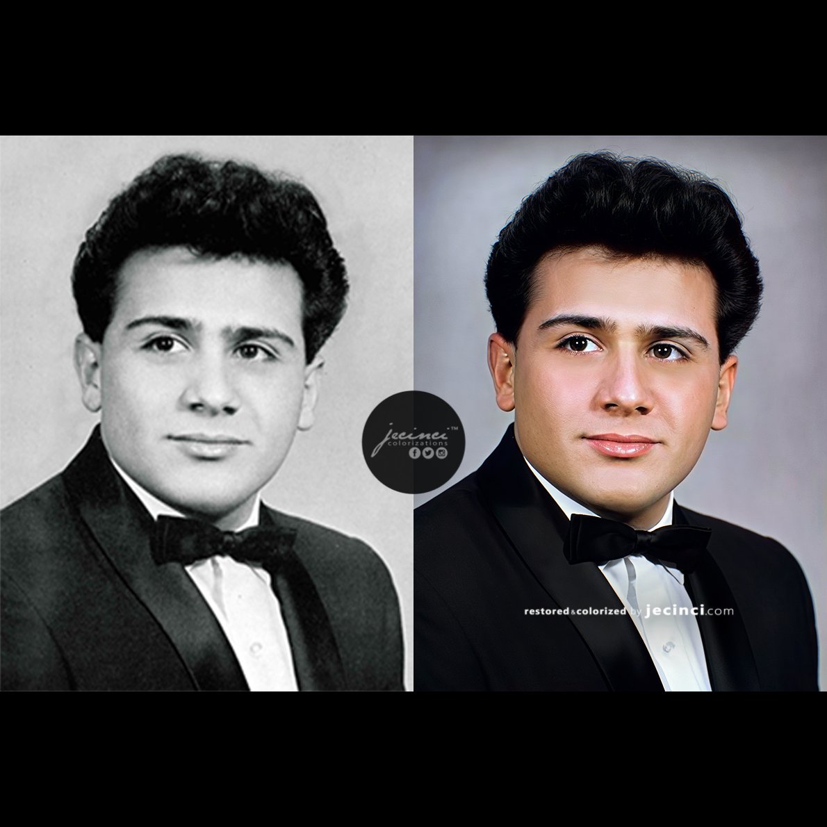 Danny DeVito at 18 - 1962  📷
High School Yearbook photo
#colorized #restored #retouched