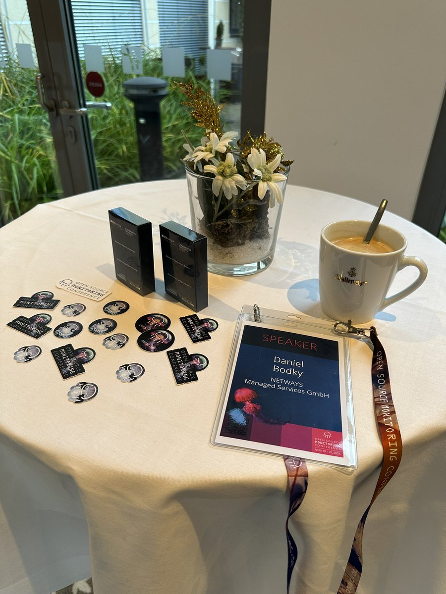 After a great #workshop day at #OSMC 2024 where I spoke about <a href="/ciliumproject/">Cilium</a> , let‘s get started with the main conference today! 🤩