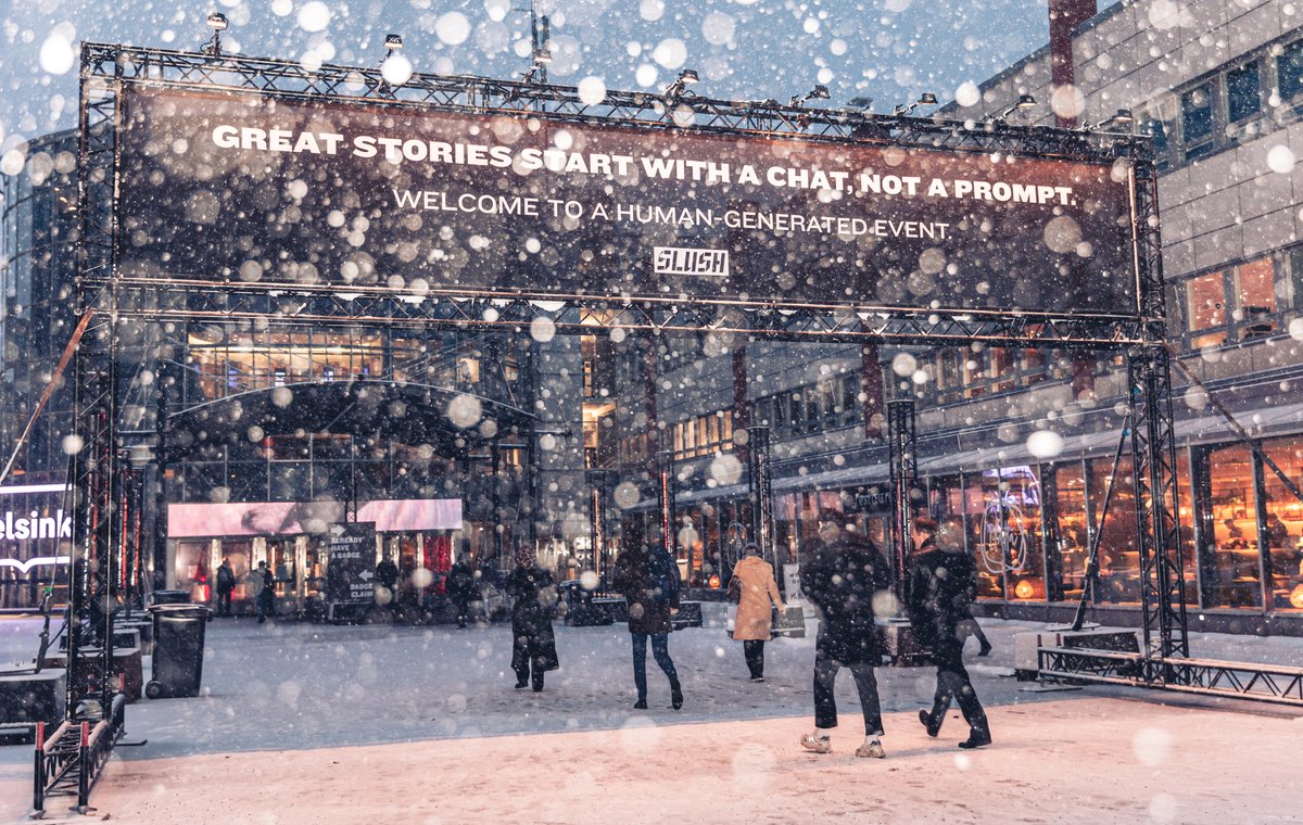 The doors are open—welcome to Slush 2024.

#slush2024

Photo by Otto Jahnukainen