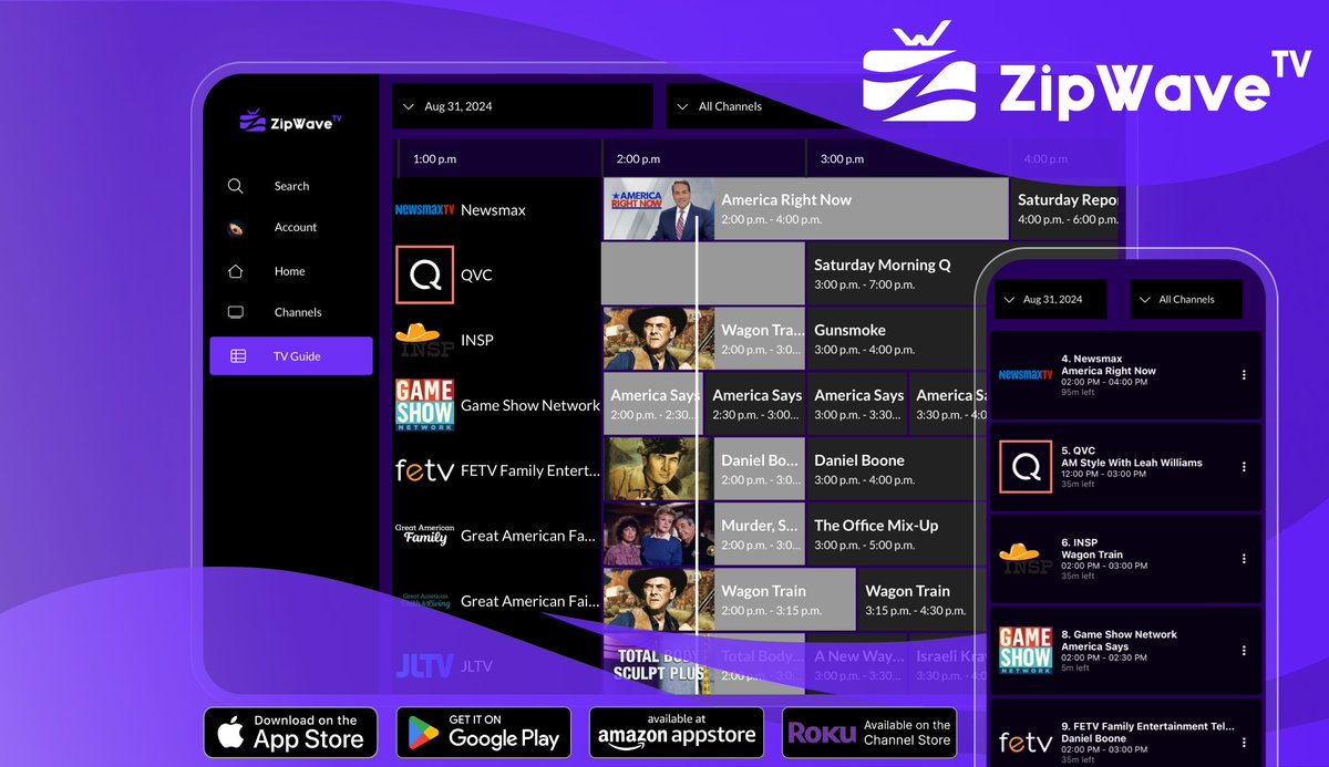 ZipWaveTV's tweet photo. EARLY BLACK FRIDAY DEAL!
Use code HAPPY at checkout for 15% off. Our lowest price ever! Ends Nov 30, valid 12 months. https://t.co/FR3xYhyAVm