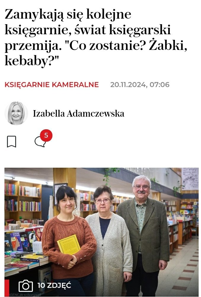 gothmucha's tweet photo. Nie wyobrażam sobie Łodzi bez Stompla, bez Ossolineum, bez Światowida. Niestety, wychodzi na to, że będę musiał zacząć sobie wyobrażać - i to pomimo tego że z tych księgarni pochodzą setki książek, które mam na półkach i pomimo tego że zostawiam w nich możliwie dużo pieniędzy 1/× https://t.co/lIxxH2dhpn