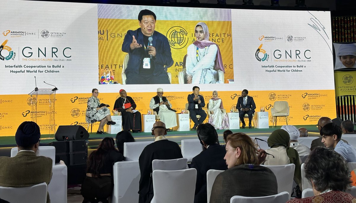 Global Network of Religions for Children (@arigatougnrc) on Twitter photo It’s day 2 of the #GNRCSixthForum and also #WorldChildrenDay.
Today we discuss on Interfaith Cooperation to Build a Secure World for Children.
With an amazing panel led by Dr. <a href="/melsanousi1/">Mohamed Elsanousi</a>, Executive Director, Network for Religious and Traditional Peacemakers and Ms. Zvonimira It’s day 2 of the #GNRCSixthForum and also #WorldChildrenDay.
Today we discuss on Interfaith Cooperation to Build a Secure World for Children.
With an amazing panel led by Dr. <a href="/melsanousi1/">Mohamed Elsanousi</a>, Executive Director, Network for Religious and Traditional Peacemakers and Ms. Zvonimira