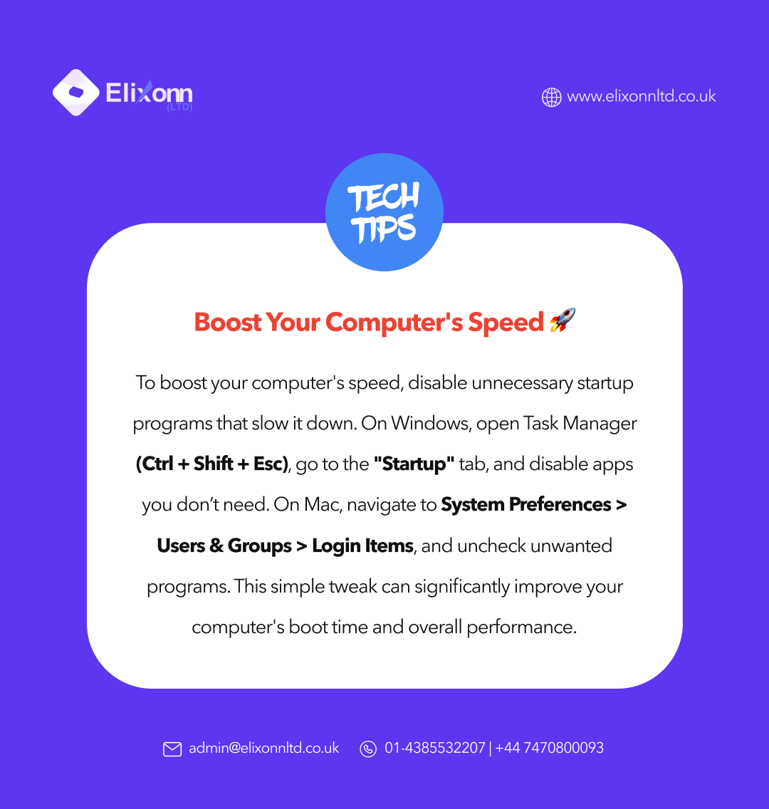 elixonnltd_'s tweet photo. A small tweak that helps us stay productive!💻✨
#techtips #BoostYourSpeed https://t.co/ELw3OXGwSQ