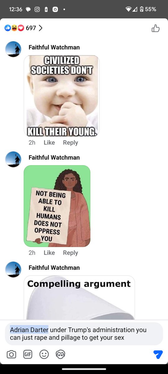 People like this ACTUALLY exist. ACTUALLY think all women are whores and NO abortions are medical. America is fucked. #Feminism #Trump2024 #depressed #America