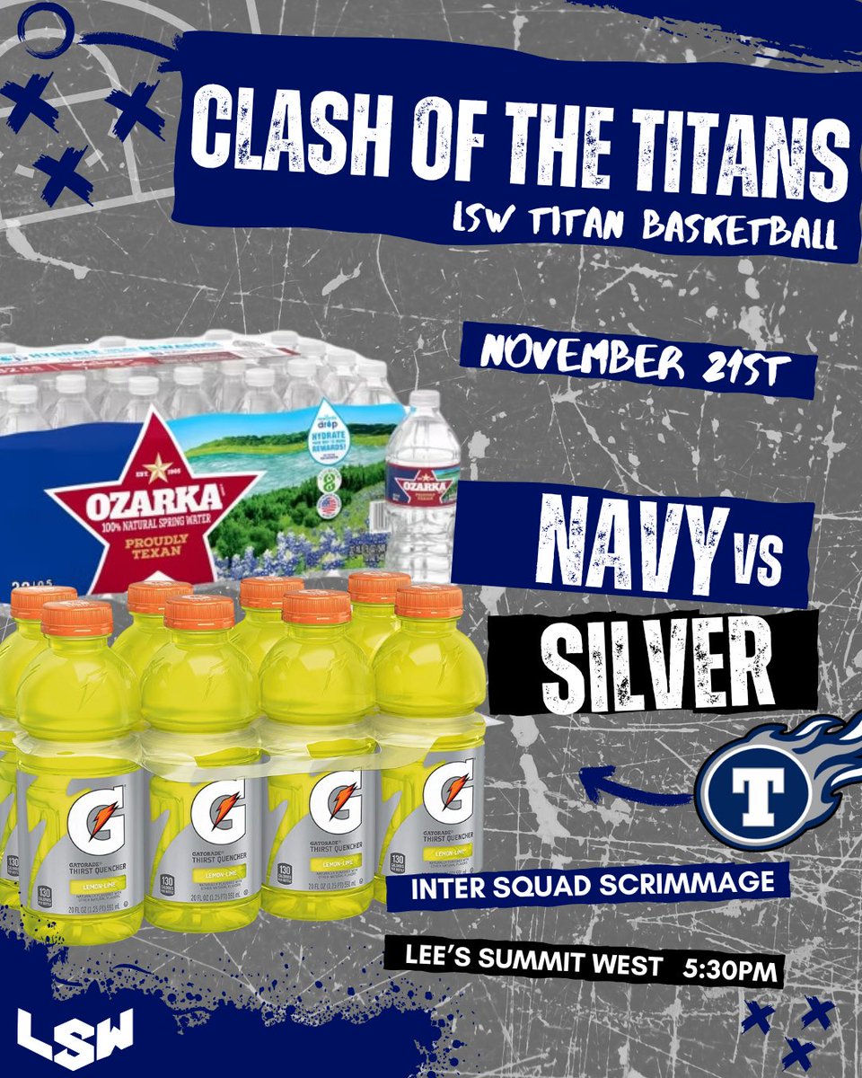Clash of the Titans(Navy and Silver inter-squad game) is this Thursday 11/21, 5:30pm

Admission is free, but we are asking for donations of Gatorade/water at the door to help our guys through the season!  

Should be a lot of fun! Skills comp, 3-pt comp, and Dunk contest.