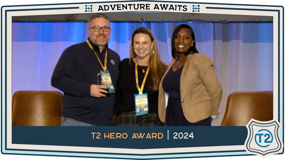 Congratulations to our very own Sean Sheeran, Director of Account Management, and Melissa Morgan, CAPP, Director of Product Support, for receiving T2’s Customer Experience Award at this morning’s T2 Connect Opening Session. We’re so proud of you both! #T2Connect2024