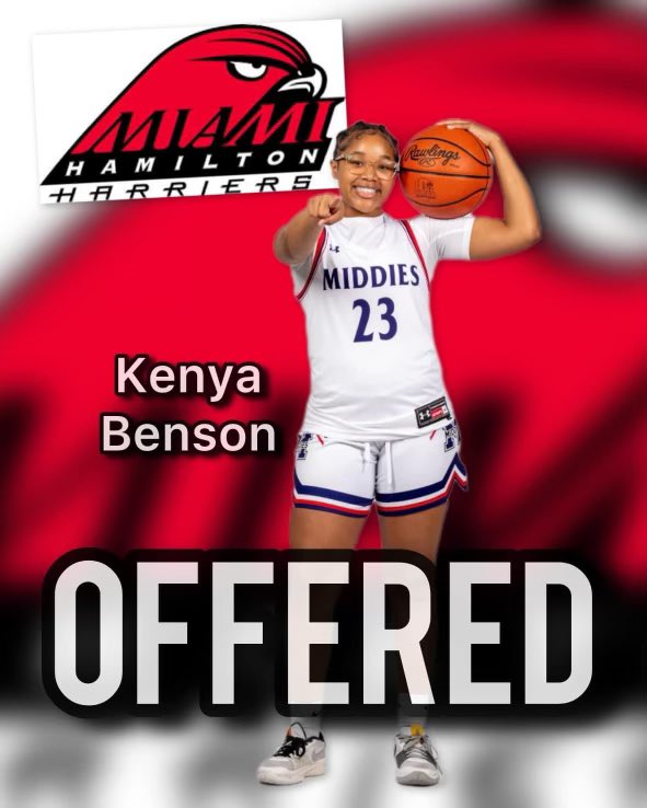 Coach Roe (@coachroe2) on Twitter photo Congrats to Kenya Benson on her offer to play at the next level! Very proud of this young lady in her decision to put the work in this past off season! Thus the results….OFFERED!👊🏾💪🏾🙏🏾🏀
<a href="/midtownmiddies/">Middletown Middies</a> Congrats to Kenya Benson on her offer to play at the next level! Very proud of this young lady in her decision to put the work in this past off season! Thus the results….OFFERED!👊🏾💪🏾🙏🏾🏀
<a href="/midtownmiddies/">Middletown Middies</a>