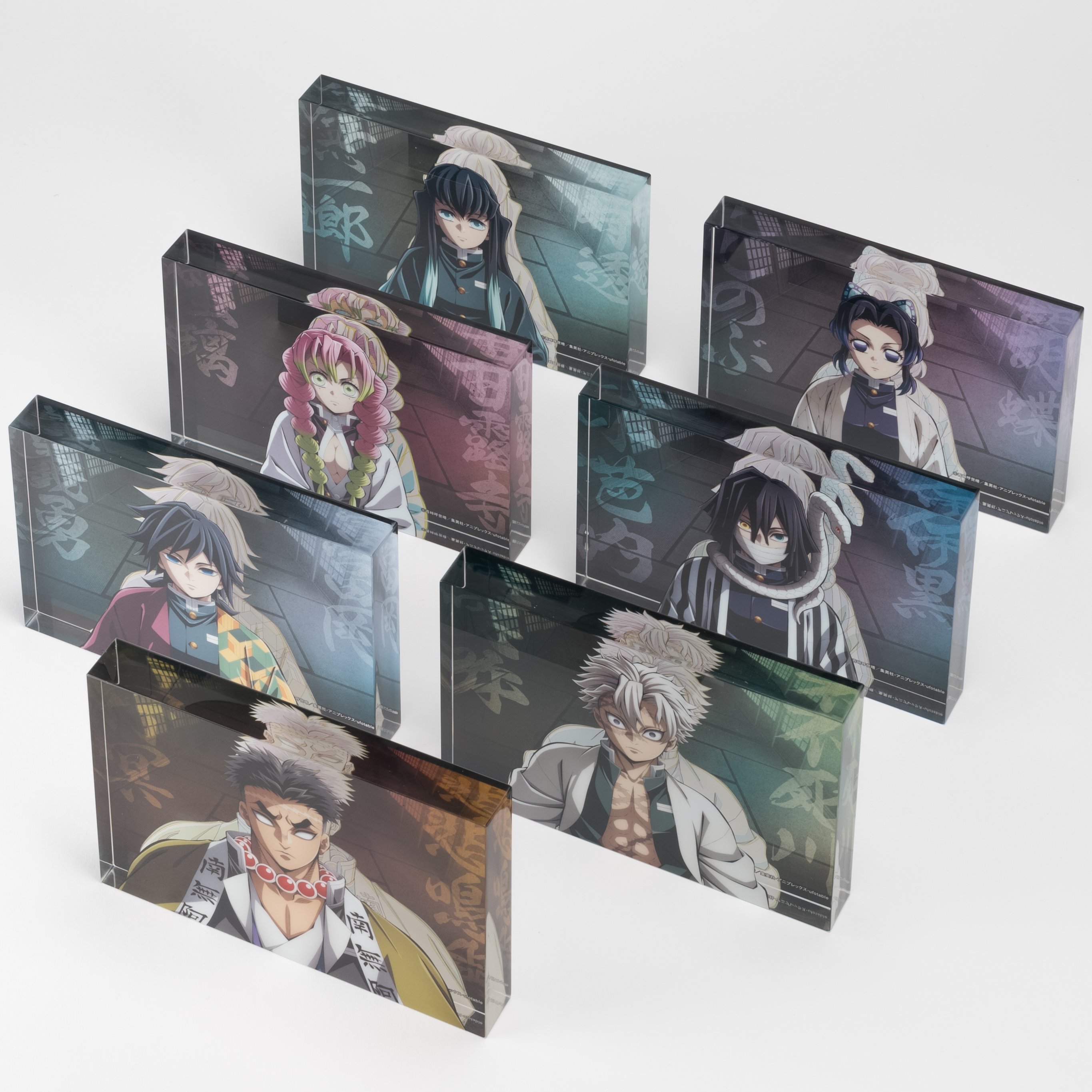 鬼滅の刃 柱イベント 開幕企画 二層 アクリルブロック 伊黒小芭