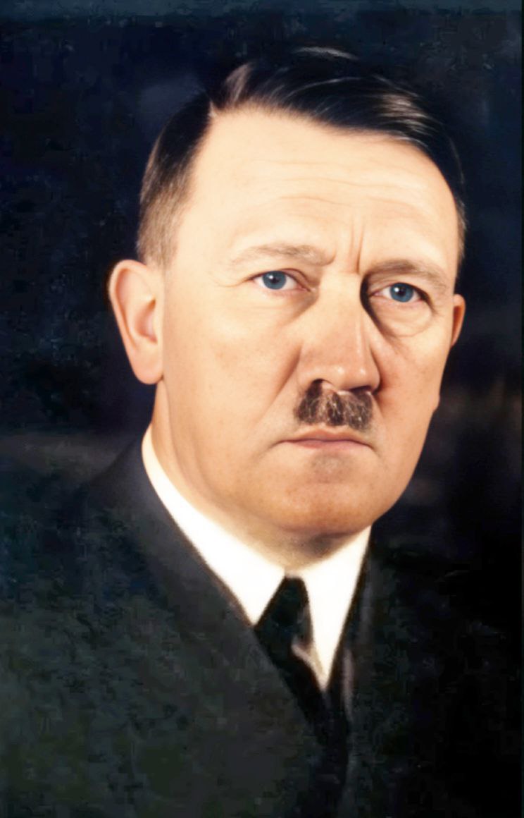 Restored photograph📸 of Adolf Hitler.