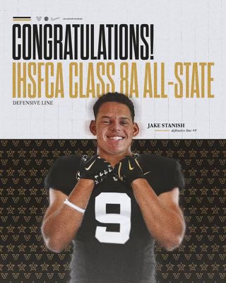 Extremely grateful to have made the 2024 IHSFCA Class 8A All State Team! Wouldn’t have made it without my coaches and teammates. Thank you to everyone who has reached out and to <a href="/VandyFootball/">Vanderbilt Football</a> for their support 🤞🏼

<a href="/NCHSRedhawks/">NCHS Athletics</a> <a href="/mikeulreich/">Mike Ulreich</a>