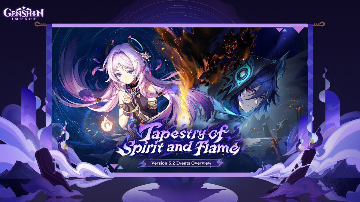 mmowtscom's tweet photo. Dear Travelers,

"Tapestry of Spirit and Flame" Version 5.2 is live now.
Facing the Windborne Cliff and City of Flowing Ash......
#GenshinImpact  #GenshinImpact5ꓸ2 https://t.co/lpOqneGemx