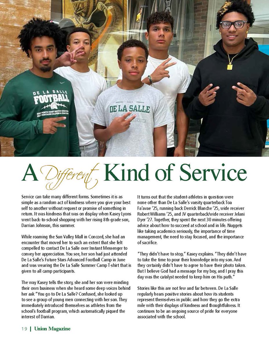 Lomi Faavae (@thegreenlocker) on Twitter photo Well done young men #spartanbrotherhood <a href="/dlsfootball17/">De La Salle Football</a> <a href="/dlsathletics/">De La Salle Athletics</a> <a href="/TFaavae/">Toa Faavae</a> @robertsantiago2 @dblanche_jr3 @jelaniDyerr #spearsup Well done young men #spartanbrotherhood <a href="/dlsfootball17/">De La Salle Football</a> <a href="/dlsathletics/">De La Salle Athletics</a> <a href="/TFaavae/">Toa Faavae</a> @robertsantiago2 @dblanche_jr3 @jelaniDyerr #spearsup