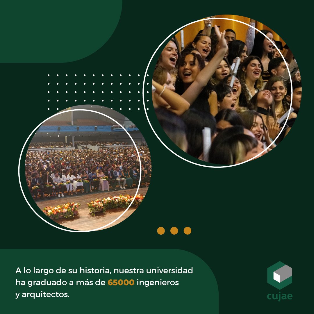 Cumplimos 60 y seguimos creciendo 💚🎓
•
•
•
#cujae60 #seguimoscreciendo #cadaunocuenta