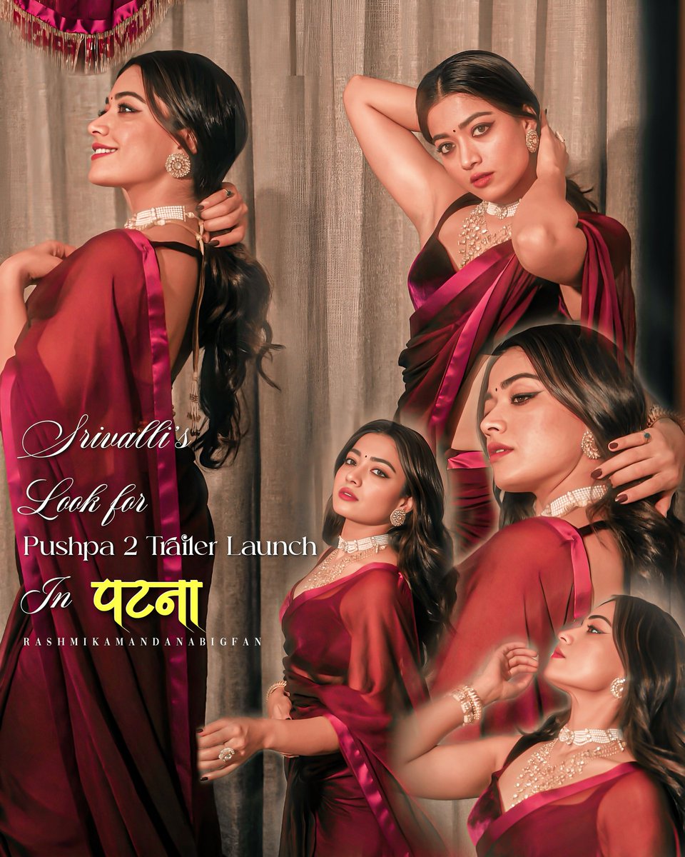 KabilKabilkm3's tweet photo. @iamRashmika 
Stolen hearts and endless smiles 💖
@iamRashmika’s charm makes every moment unforgettable! 🤩

#Pushpa2ThaRule #Pushpa2TheRuleTrailer #Pushpa2TheRuleOnDec5th #RashmikaMandanna #YouWeMedia https://t.co/pHXt69bGeK