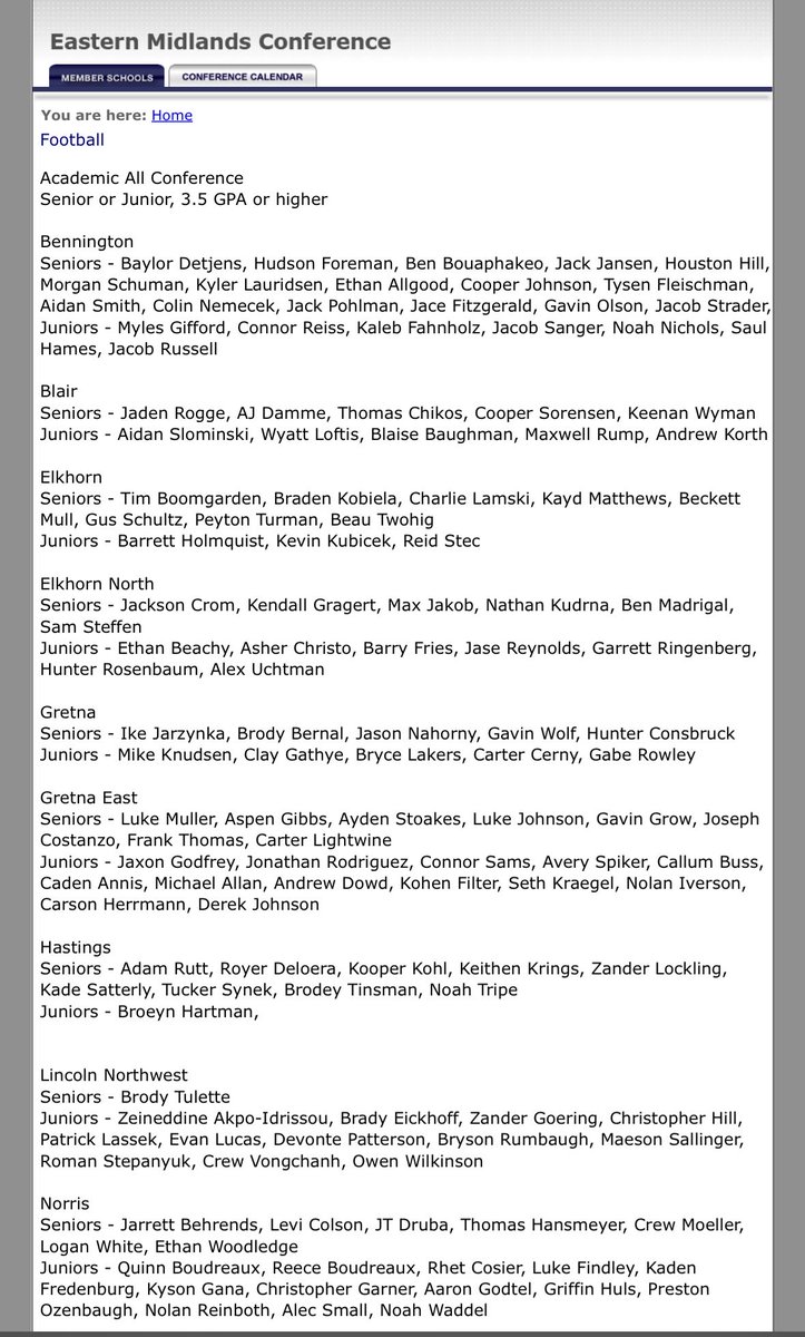 jamie jakob (@jamiejakob) on Twitter photo Congratulations Elkhorn North Football Student Athletes on Academic All Conference Honors. Great job!! <a href="/ENHS_Football/">Elkhorn North Football</a> <a href="/ENsportsdept/">Elkhorn North Athletics</a> <a href="/ENHS_Activities/">ENHS Activities and Athletics</a> Congratulations Elkhorn North Football Student Athletes on Academic All Conference Honors. Great job!! <a href="/ENHS_Football/">Elkhorn North Football</a> <a href="/ENsportsdept/">Elkhorn North Athletics</a> <a href="/ENHS_Activities/">ENHS Activities and Athletics</a>