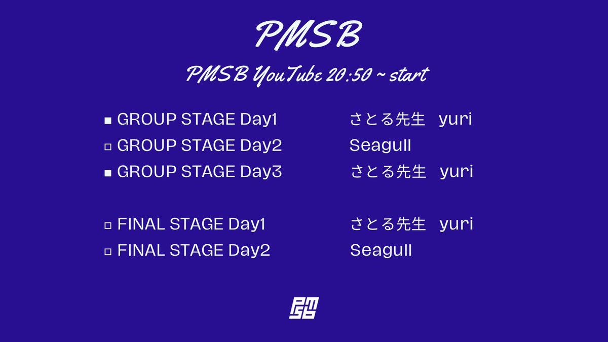 _PMSB_'s tweet photo. PUBG MOBILE CHALLENGE TOURNAMENT
#PMCT SEASONS 1が始まります🔥
韓国PMOC・日本PMOTの日韓戦!!
GROUP STAGE ~ FINAL STAGEまで
PMSBで配信あります👀
さとる先生 @gojo3po
yuri @chinyuriii
Seagull @Seagull0302
本日から5日間、公認実況3人と盛り上がりましょう🔥
#PMCT #PMSB #PMOT #PMOC https://t.co/3zgftasZzr