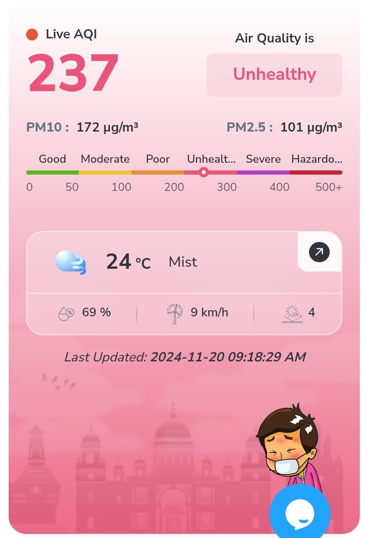 vimarshbajpai's tweet image. Just landed in Kolkata. While Delhi&apos;s air quality makes national headlines, Kolkata is not far behind. 
#AQI