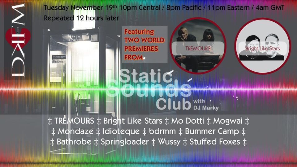 Static Sounds Club is now live and on the air @decayfm.com