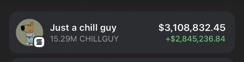 Omg.. i bought this for $36😳

Thank you #ChillGuy 

If we hit $10B market cap, I’ll send $SOL to everyone that likes this post and follows me! ⬇️
