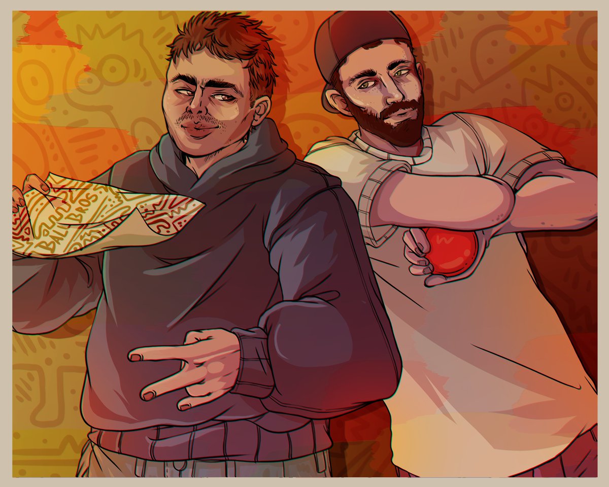 coravidae's tweet image. NO WAY IS THAT THE BALL BROS!? @jetneptune_ @benwbush 

#FishTank #ballbros #ballbrothers #illustration #fishtanklive #SamHyde