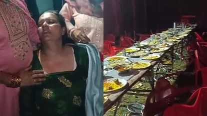 रामपुर के धनुपुरा गांव में शादी समारोह के दौरान बीफ बनाने के शक में पहुंची पुलिस पर मारपीट और तोड़फोड़ का आरोप लगा है। परिजनों ने पुलिस पर तीन लाख रुपये छीनने और महिलाओं के साथ दुर्व्यवहार का भी आरोप लगाया है। पुलिस का कहना है कि आरोपी की तलाश में गई थी और मामले की जांच जारी है।