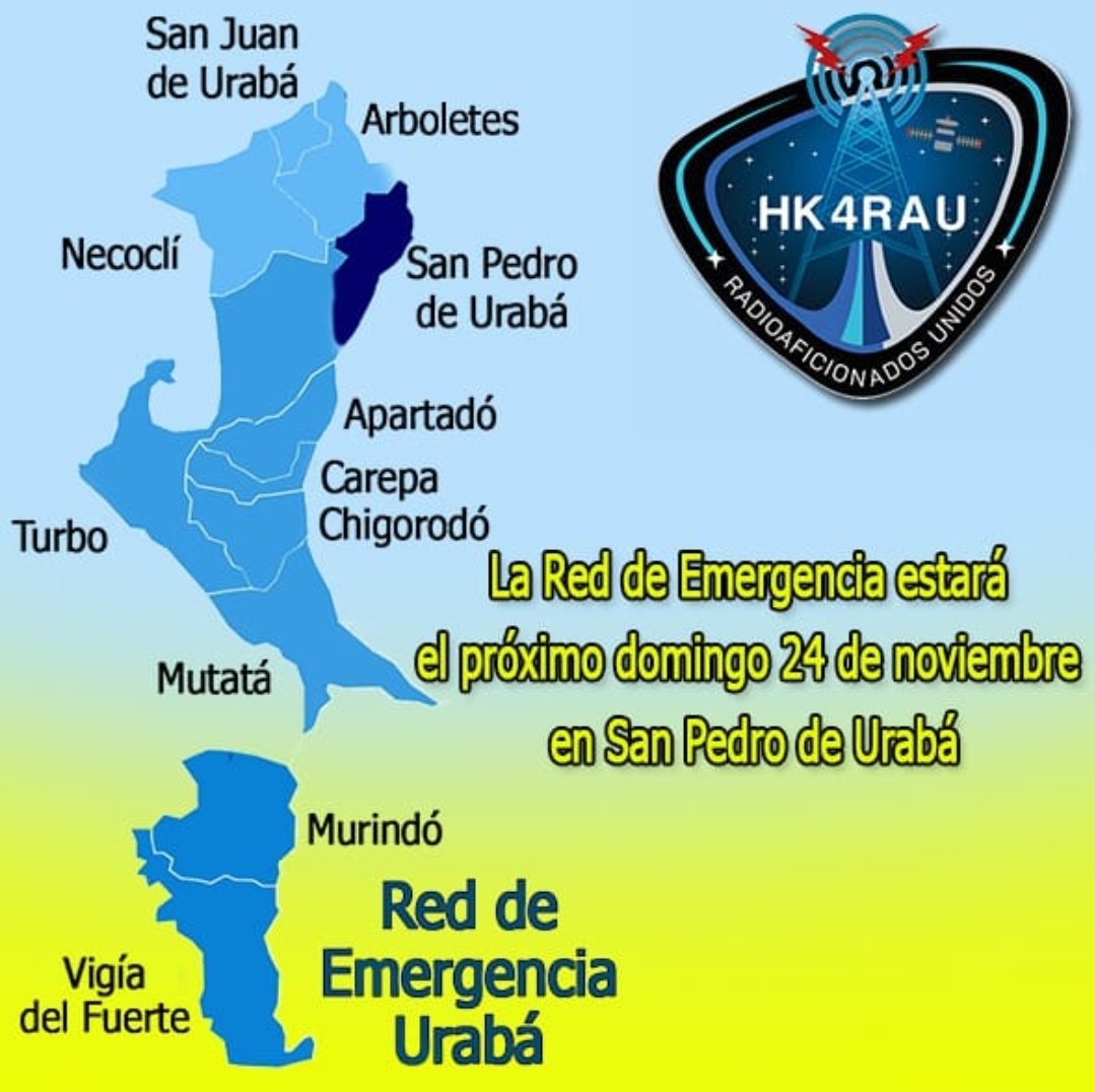 RADIOAFICIONADOS UNIDOS. (@hk4rau) on Twitter photo 