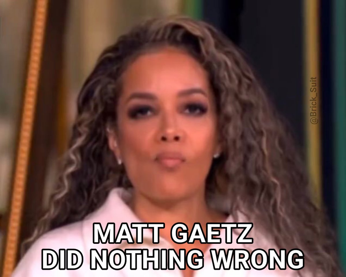Matt Gaetz did nothing wrong.