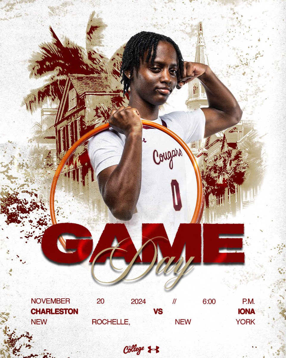 Midweek Road Test 🔥

🆚Iona
⏰6:00 p.m.
📍New Rochelle, N.Y.
📺ESPN+
📊CofCStats.com

#TheCollege🌴🏀