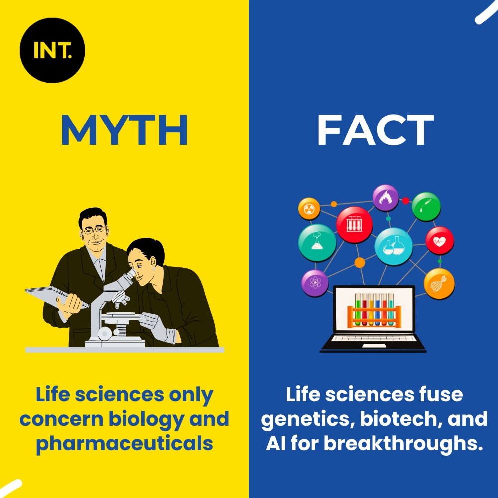 indusnettech's tweet image. Life sciences are transforming the world by uniting biology, AI, and innovation.

#DigitalSuccess #BiotechRevolution