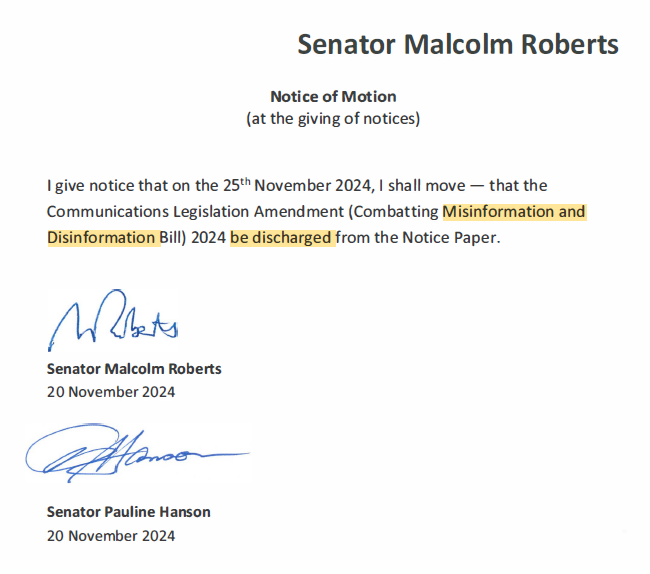 Malcolm Roberts 🇦🇺 tweet media