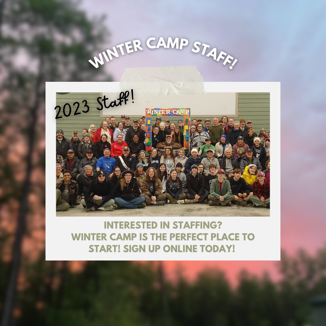HEAR YE HEAR YE! Ye Olde Winter Camp is the place to be.. and staff! Whether you're a veteran Camp Strake staffer or a new volunteer, we'd love your help this winter! Register at shacbsa.org/winter-camp and email edward.hunn@scouting.org with any questions #samhoustonbsa