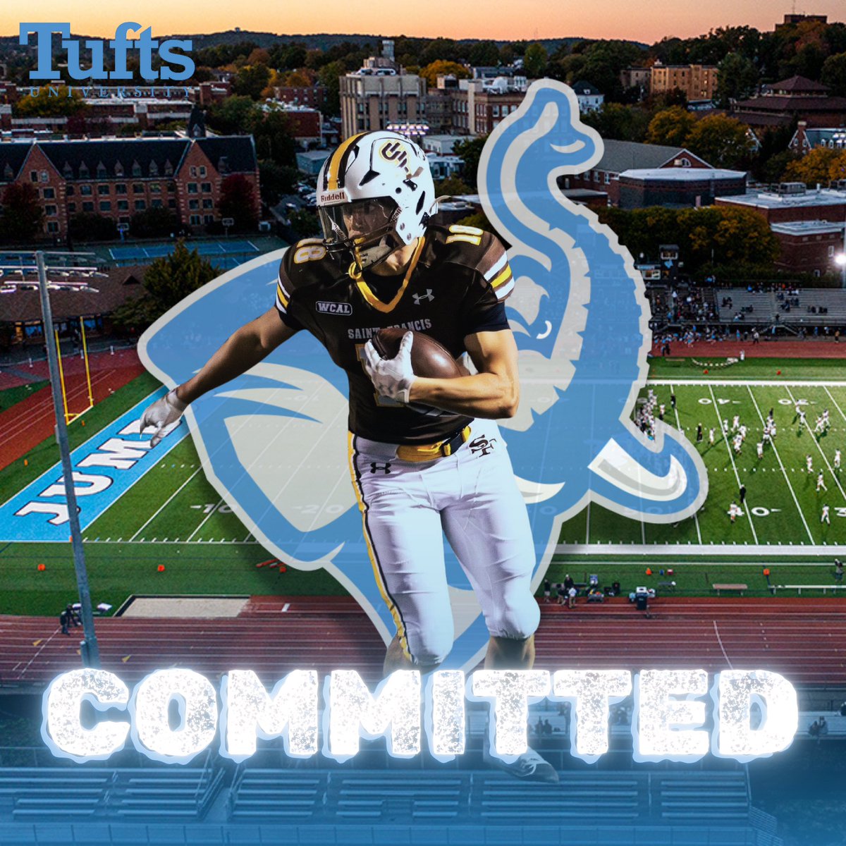 Grant Righellis (@grant_righellis) on Twitter photo I am excited to announce that I am committed to the admissions process at Tufts University. Thank you to <a href="/Coach_JoeMcD/">Joe McDonald</a> and <a href="/CoachCivs/">Jay Civetti 🐘</a> for supporting my journey.
<a href="/stfrancis_fb/">SFHS Lancer Football</a> <a href="/sfhsathletics/">Saint Francis HS</a> I am excited to announce that I am committed to the admissions process at Tufts University. Thank you to <a href="/Coach_JoeMcD/">Joe McDonald</a> and <a href="/CoachCivs/">Jay Civetti 🐘</a> for supporting my journey.
<a href="/stfrancis_fb/">SFHS Lancer Football</a> <a href="/sfhsathletics/">Saint Francis HS</a>