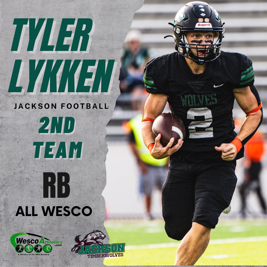 Congratulations to the following players for being selected for 2024 ALL WESCO LEAGUE 2nd Team.

Jason Pham - OLB
Tyler Lykken - RB

#jhsfootball #thepack #3strong #AsOne #stackem