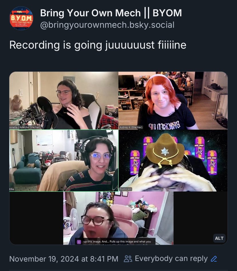 OwnMech's tweet image. Find us over on 🦋