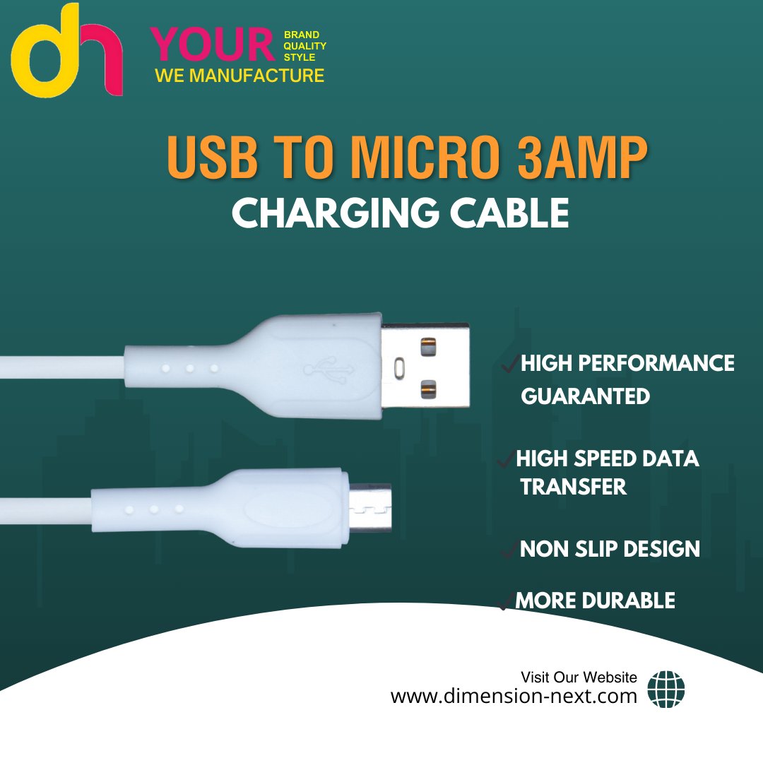 dimension_next_'s tweet image. USB to Micro 3Amp Data Sync &amp;amp; Charging Cable PVC 1M for all Android &amp;amp; Micro USB Devices
#USBtoMicroCable
#3AmpCharging
#DataSyncCable
#MicroUSBCable
#ChampionCable
#FastCharging
#1MeterCable
#PVCChargingCable
#AndroidCharging
#ChargeAndSync #DailyCharging
#EssentialAccessories