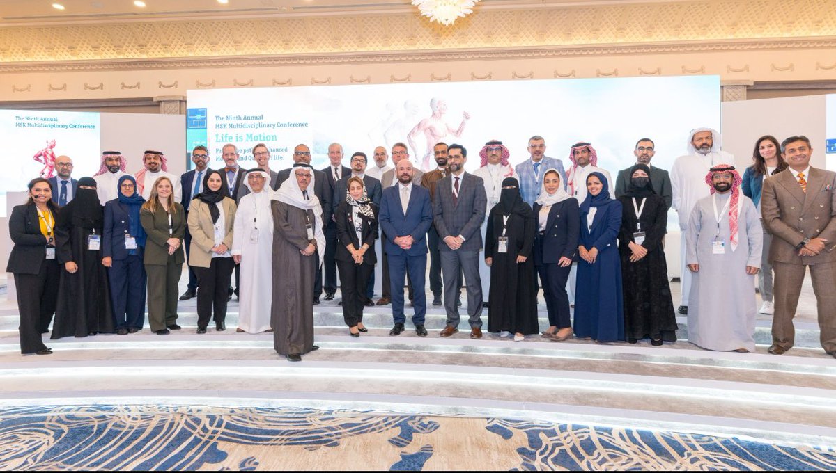 اكرر شكري وامتناني لمنظمي مؤتمر
مستشفى جون هوبكنز ارامكو <a href="/JHopkinsSaudi/">Johns Hopkins Aramco Healthcare</a> على الإبداع والتميز.

#JHAH #JohnsHopkinsAramcoHealthcare #MSKMultidisciplinaryConference #HealthcareInnovation #JohnsHopkinsMedicine #LifeisMotion