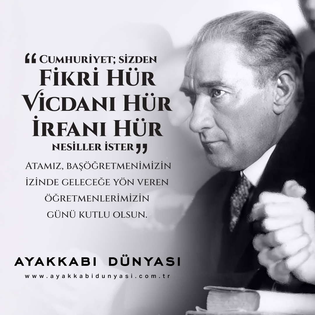 24 Kasım Öğretmenler Günü kutlu olsun 💐