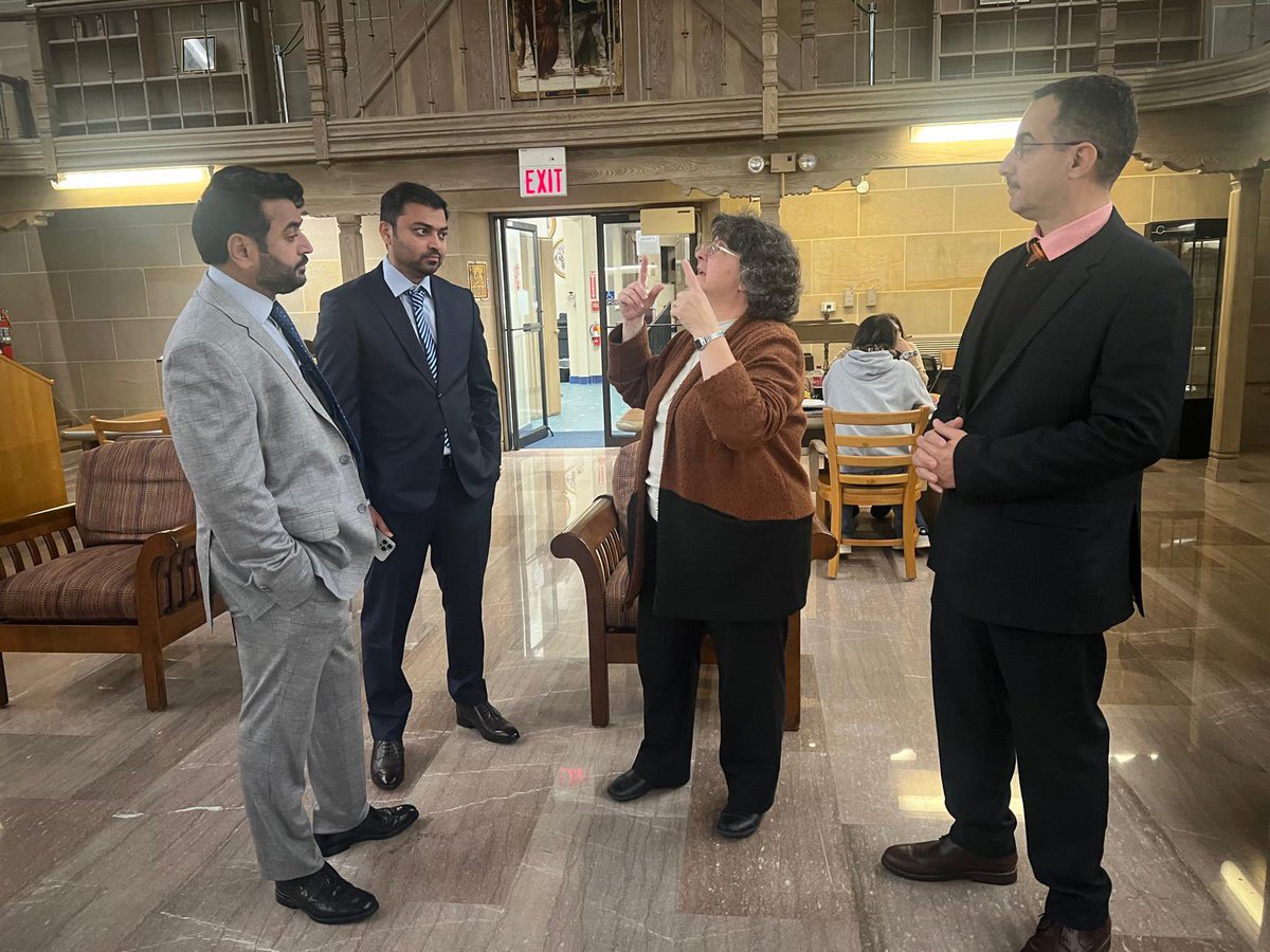 Visited Lourdes University, Toledo, Ohio, today and met with the administration. They graciously gave me a tour of the university, and the president hosted me for lunch.

We discussed the potential for an agreement between Lourdes University and GC University Hyderabad, focusing