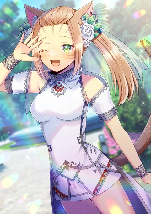 磊(#lawson0506)さんのFF14キャラを描かせて頂きました!リクエスト有難うございます #Skeb #FF14 #FF14art 
