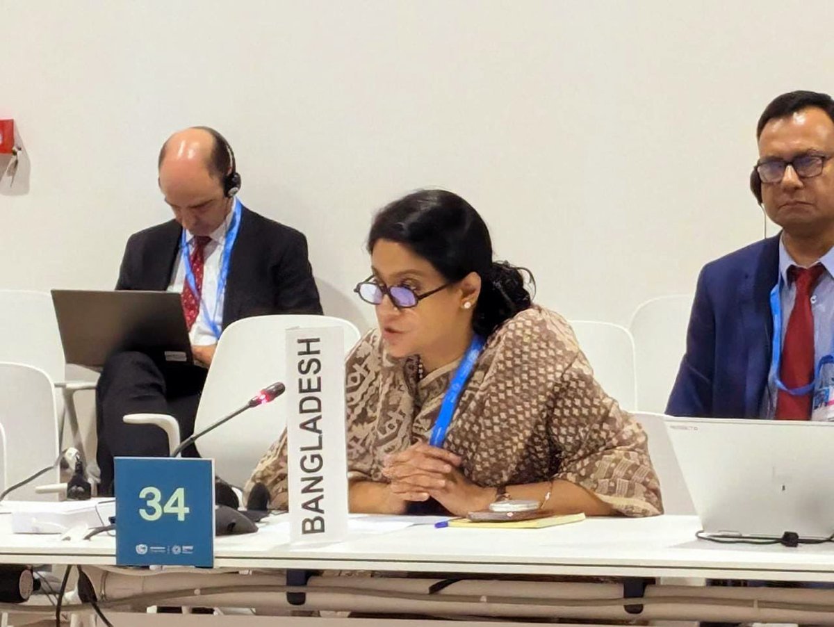 *BANGLADESH ENVIRONMENT MINISTER PRESS CONFERENCE*
Reflect on the country's stance on energy transition and fossil fuel phase out and calling for grant-based climate finance and alleviate debt burden. ⏰ 1630-1700 Baku time, 20th Nov
Location: Press Conference Room, Karabakh