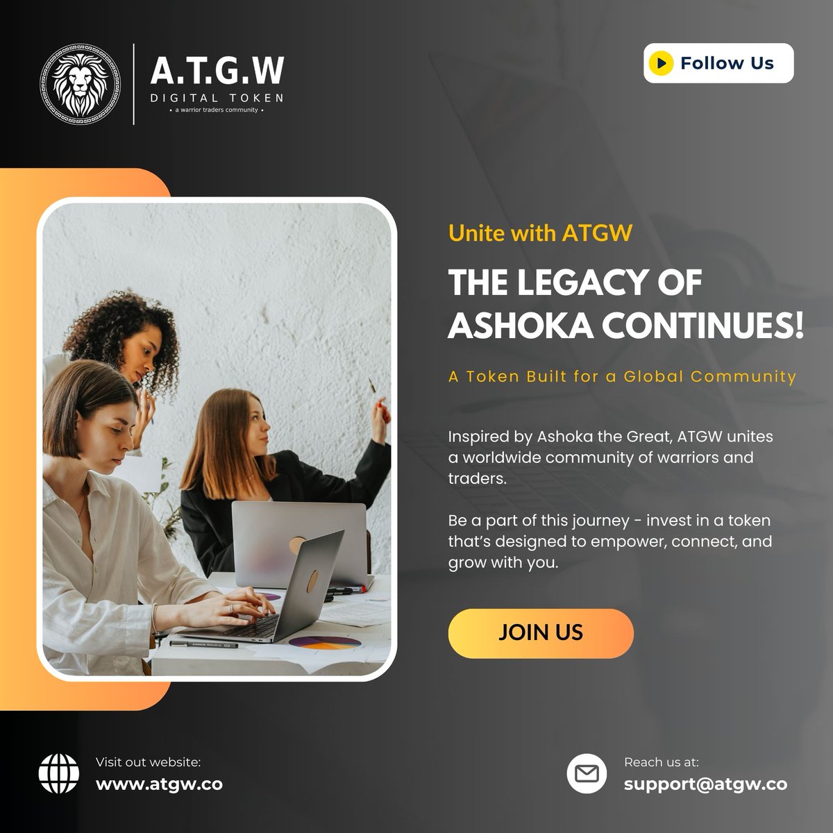 ATGWToken's tweet photo. π Keep your digital world powered with ATGW Token.
Driving transactions, rewards, and more in a vibrant ecosystem.
#ATGWToken #CryptoEcosystem #DigitalFinance #PowerOfCrypto https://t.co/6A9mXTsFzi