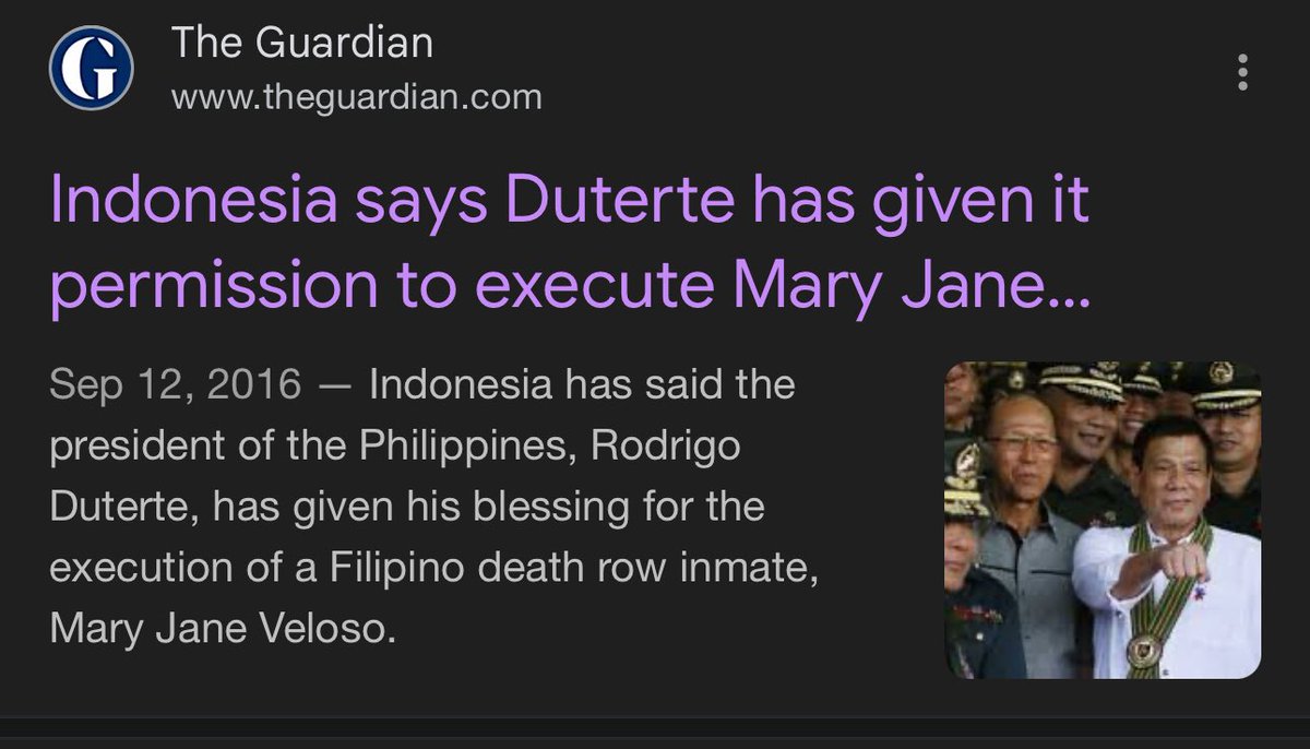 RichHeydarian's tweet photo. FYI, Pres AQUINO pleaded for her life, while Pres MARCOS JR overseeing her long sought FREEDOM!!! But DUTERTE approved MARY JANE VELOSO’s EXECUTION!!! 

WORST PRESIDENT EVER be like 🤡🤡🤡👊👊👊 https://t.co/KxHvp8p5JJ