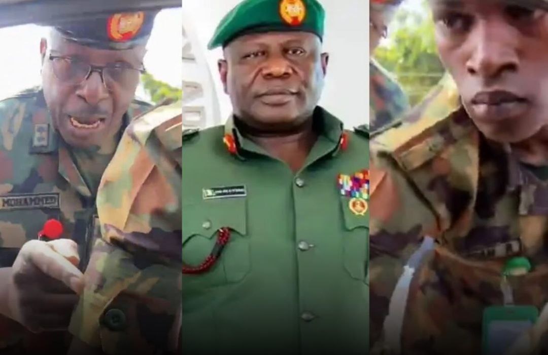 instablog9ja's tweet image. The Nigerian Army has confirmed an incident involving Major General G.S. Mohammed &amp;amp; his aide, Corporal A. Abubakar who were captured on video a§§aulting a couple, Mr Vershima Mker &amp;amp; Ms Lami Jennifer Iorvihi in Abuja

Speaking to SaharaReporters on Tuesday, Nigerian Army…