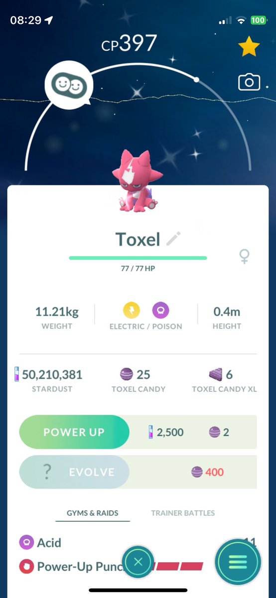 KateRockett's tweet photo. First 10km egg of the event! 😮🙌🏻 #PokemonGO #ShinyPokemon https://t.co/40VyNhTtf5